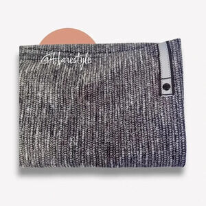 lululemon grey snap side vinyasa scarf